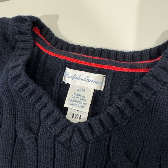 Ralph Lauren Toddler Sweater Vest - Picture 2 of 3